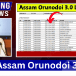 Assam Orunodoi 3.0 List